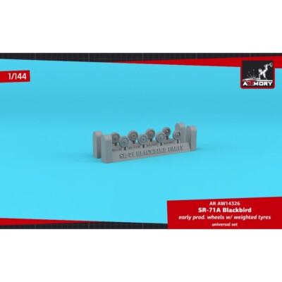 Armory Models AR AW14326 Scale1:144 SR71A Blackbird early type wheels w/weighted