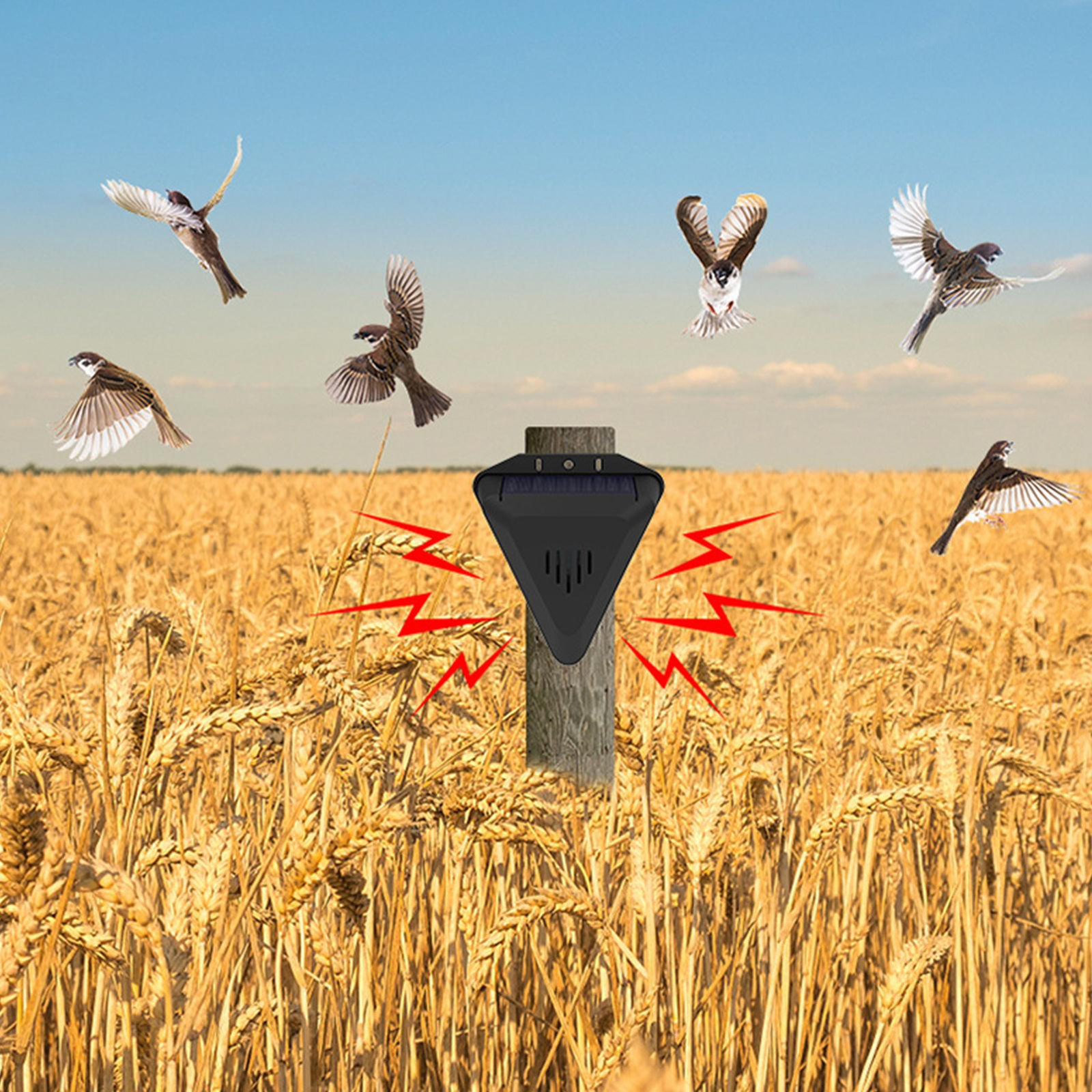 Animal Repellents Outdoor Waterproof Bird Repeller Solar Powered Bird