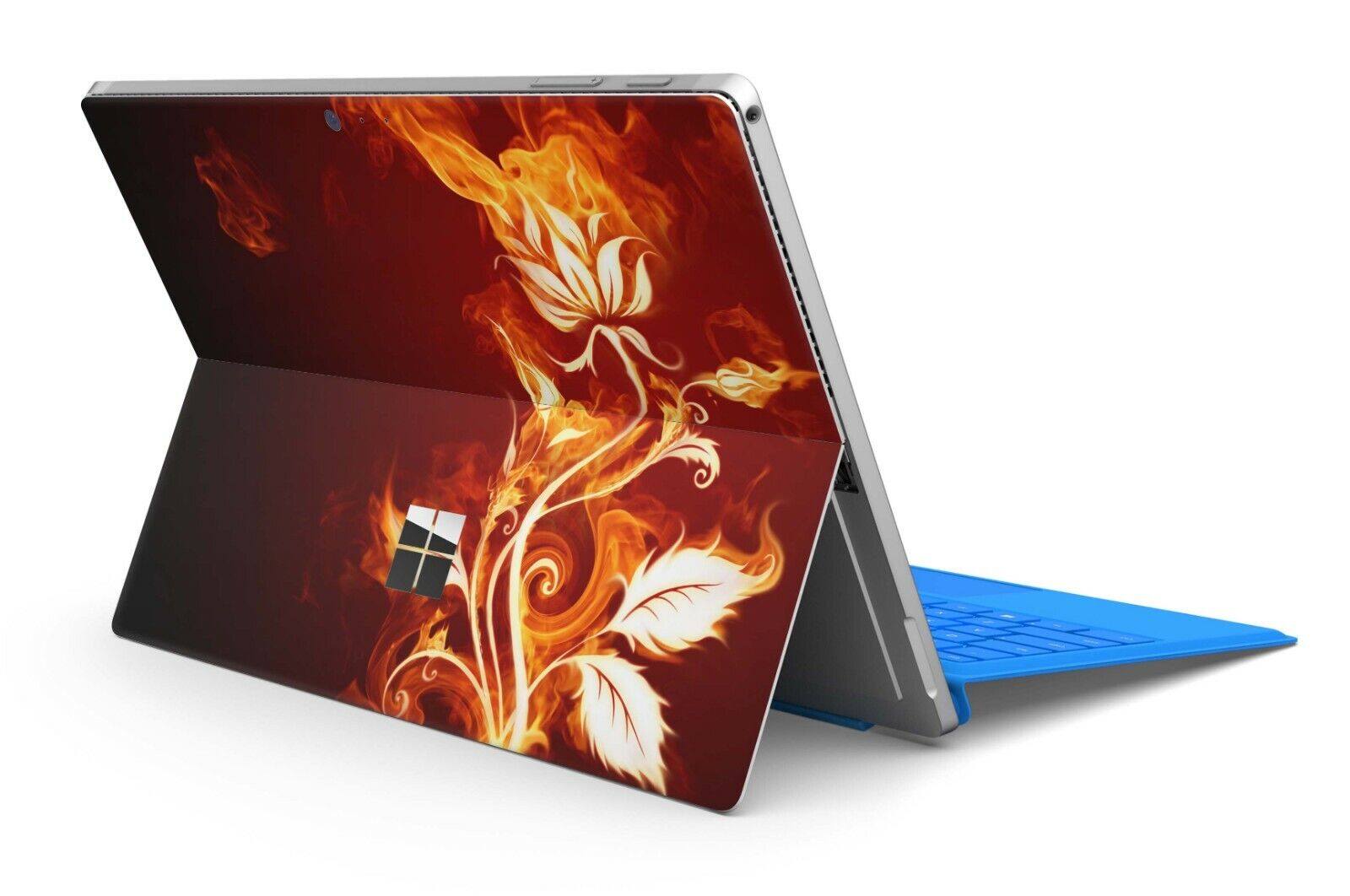 Microsoft Surface Pro 4/5/6/7 Skin Schutzfolie Skins Aufkleber Flower of Fire