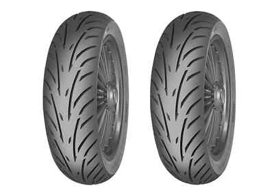 100/90-10-61J Aprilia Amico 50 Gl Mitas TOURING FORCE-SC Paar Bereifung Ant. Ha