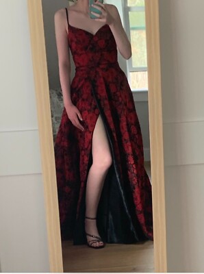 red prom dress with black heels Elevate Your Prom Look with High Heels and a Red Dress