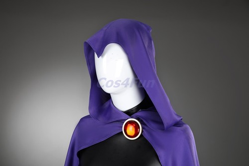 New Teen Titans Costume Raven Rachel Roth cosplay Suit fullset - Picture 8 of 15