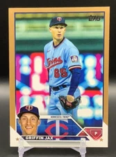 2023 Topps Series 2 #595 Griffin Jax Gold /2023 Minnesota Twins