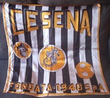 ULTRAS CESENA BANDIERA SCIARPA FOULARD RASO ANNI 60/70