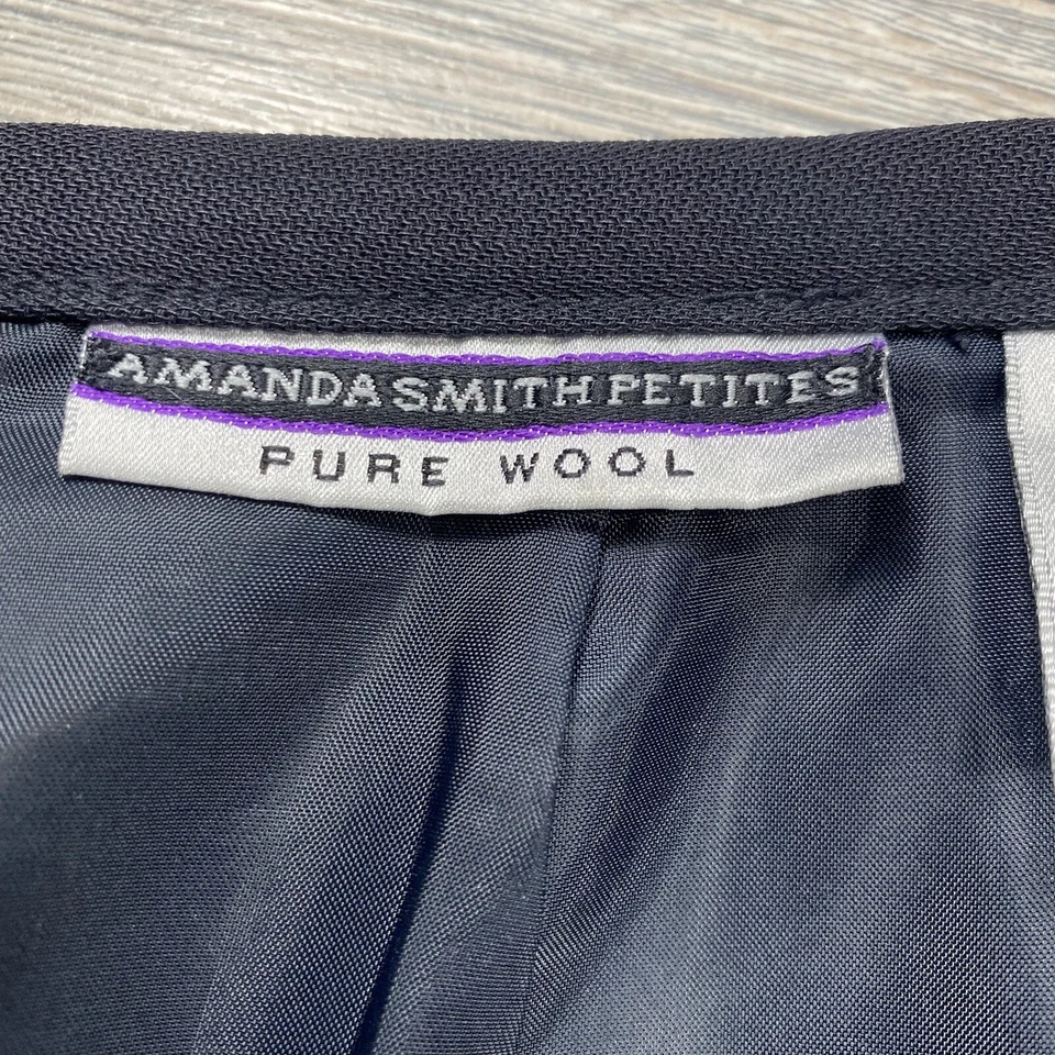 Falda amanda smith petites 100% pura lana nueva 6p Foto 3 de 4