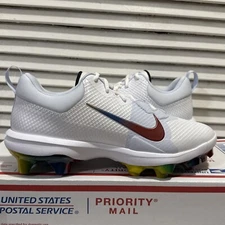 New Nike Force Trout 9 Pro MCS Baseball Cleats White Men’s Size 11.5 FB2908-106