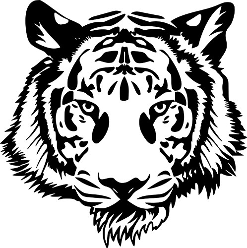 Tiger Head Wild Cat Car Truck Wall Window Vinyl Sticker Decal 6" | eBay