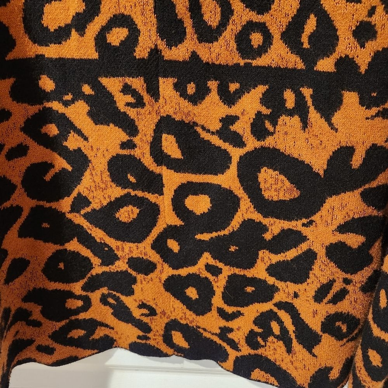 Ming Wang medium leopard cardigan - image 4