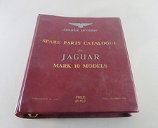 Parts Catalog/Spare Parts List Jaguar Mark 10 / Mk. X With 3,8 Litre 1961 - 1964
