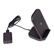 New Open Box 10W Qi Charging Stand - dealworthy™ Black