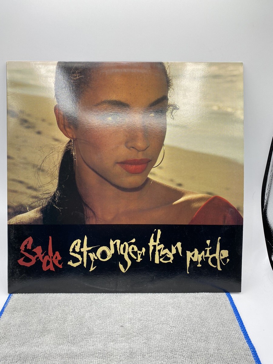 Sade Stronger Than Pride LP '88 Epic E44210 Herbie Smiley Face