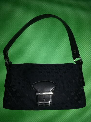 Pochette da sera nera con fascia bianca in rafia cm 32x23 - Meridiano 361