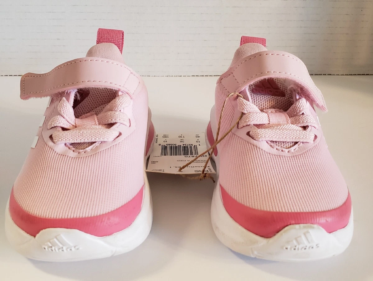 Pink and sale white infant adidas
