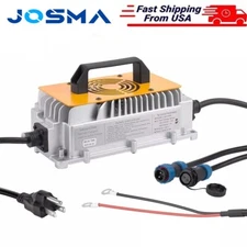 48V 18A Lithium Battery Charger for 48V(51.2V) Golf Cart Forklift RV Boat etc.