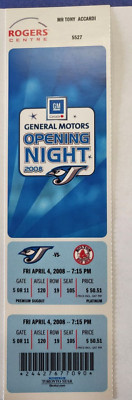 5 -2008,2012,2013,2014  Toronto Blue Jays Home Opener Commemorative Ticket(2015)