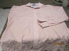 Tommy Hilfiger Button Down Shirt - Red/White - 17, 34/35 Long Sleeves