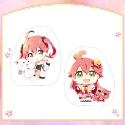 Hololive Sakura Miko 4th Anniversary Miko & Mikodanye Die-Cut Cushion