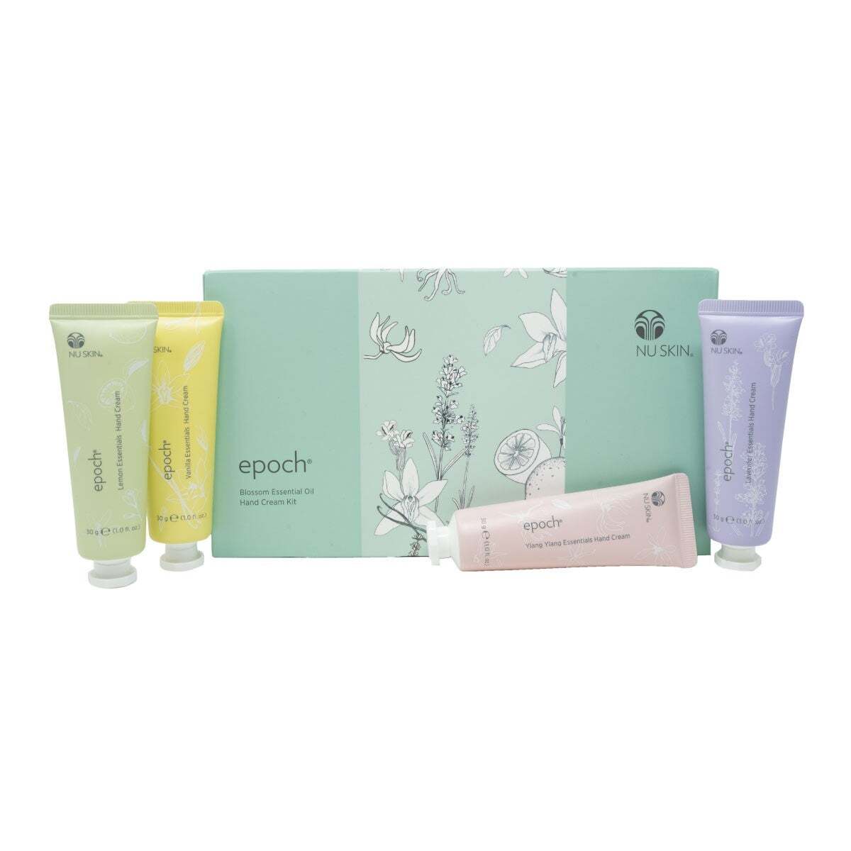 Nu Skin Epoch Blossom Essential Oil Hand Cream Kit Moisturizing