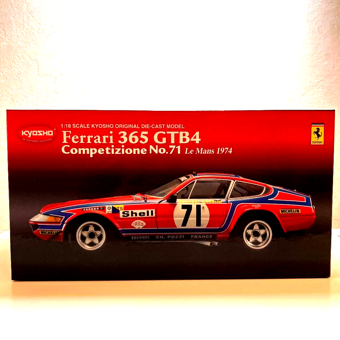 エンタメ/ホビー絶版新品 京商 1/18 フェラーリ 365 GTB/4