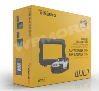 iDatalink Maestro KIT-WJL1 Dash Kit for Select 2018-Up Jeep Wrangler Gladiator