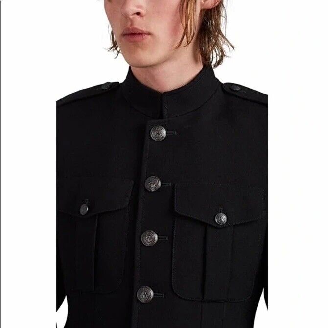Balenciaga Military Trench Coat Virgin Wool Hourglass | eBay Balenciaga Military Trench Coat Virgin Wool Hourglass | eBay