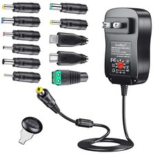48W Universal AC Adapter DC 5V 6V 7.5V 9V 12V 15V 19V 20V Switching Power Sup...