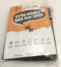 Active Pets Extra Durable Back Seat Cover Waterproof 53" x 56" Black
