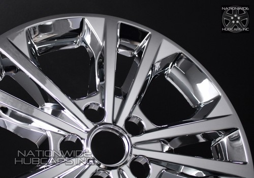 4 Chrome 2017-2019 Ford Escape SE SEL 17" Wheel Skins Hub Caps Alloy Rim Covers - Picture 5 of 10