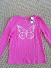 Gap Kids Girl Remera Sequin stripe tee Embellished graphic tee sport t-shirt