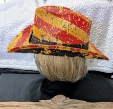 Patriotic Straw Cowboy Hat