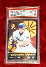 JEFF BAGWELL 1995 SPORTFLIX UC3 CYCLONE SQUAD #CS3 ASTROS PSA 10 🔥RARE POP 2