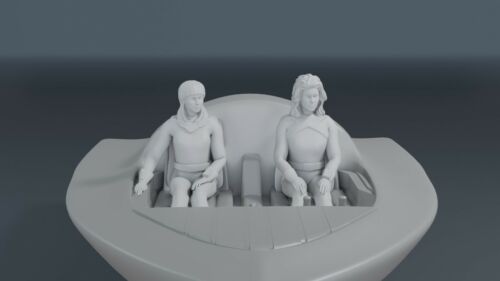 Electra Woman Dyna Girl and Car Set 3D Printed Saturday Morning Cartoon Series - 第 1/8 張圖片