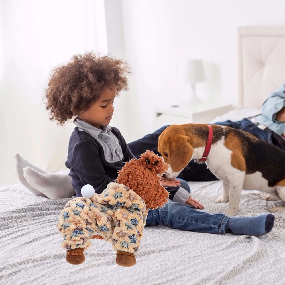 VETEMENTS Abbigliamento Peluche Animali Domestici Costumi Cane Caldo Felpa con Cappuccio Abbigliamento