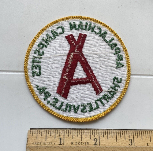 Appalachian Campsites Shartlesville PA Round Embroidered Patch Badge - Bild 3 von 3