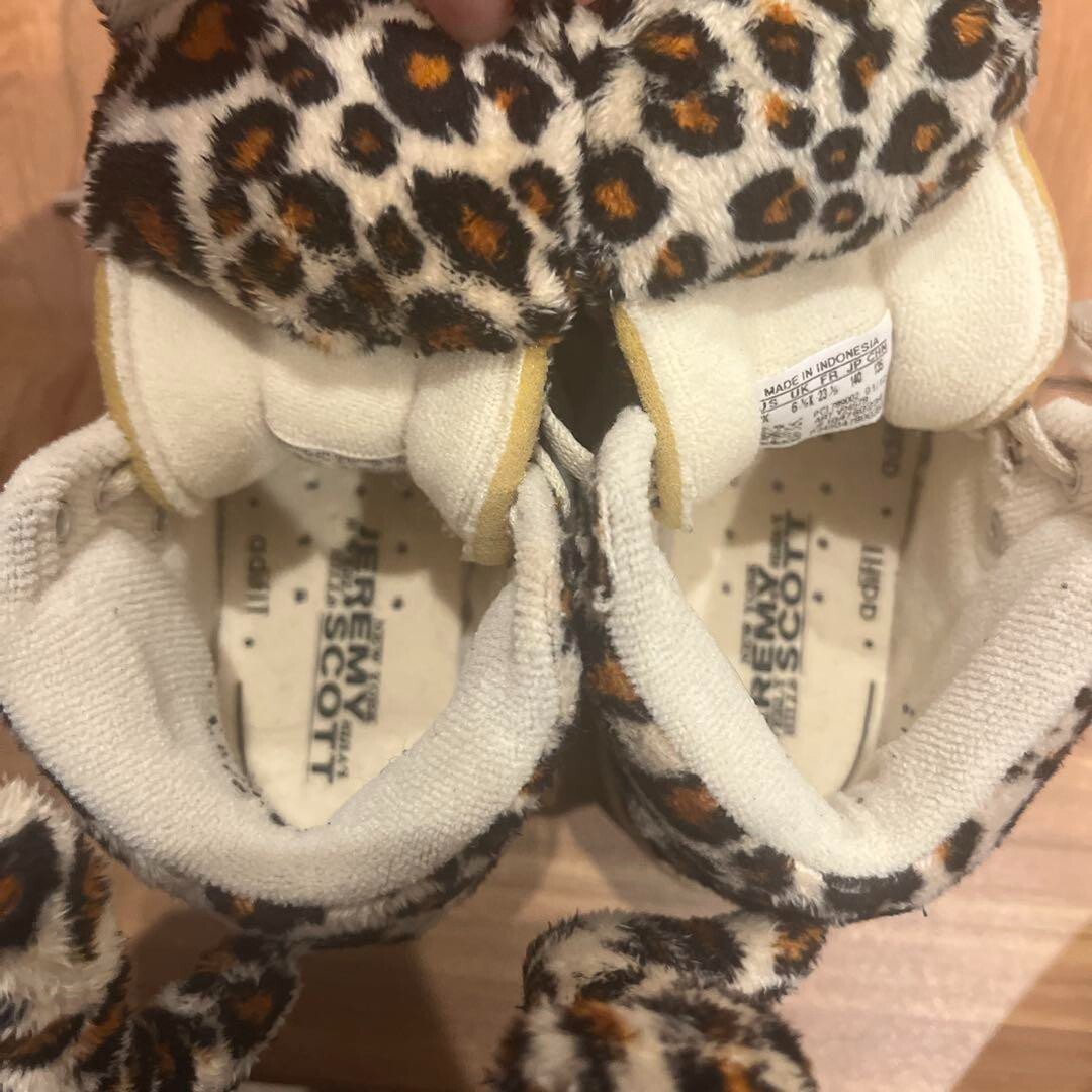 Baby Size! Adidas Jeremy Scott JS LEOPARD V24578 US7K(Not7) w/Box VG image 5