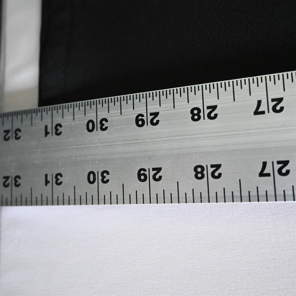 Pantalones de mezclilla para hombre Wrangler 44x32 negros 82BK Rockabilly Wrancher corte bota Foto 4 de 4