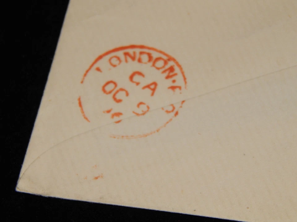 Cubierta de colección, GUATEMALA, 1906, bisel estampado en relieve a Londres, Reino Unido a través de Nueva Orleans Foto 4 de 4