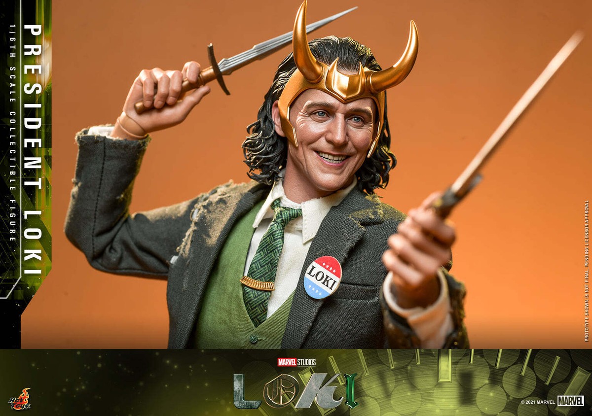 New Hot Toys TMS066 LOKI 1/6 PRESIDENT LOKI Action Figure