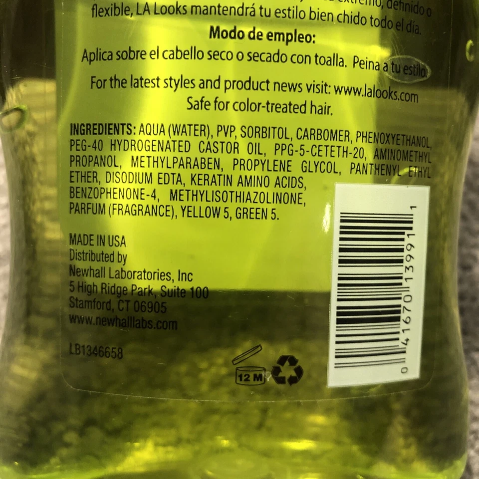 Gel capilar LA Looks Absolute Styling Max Extreme Spikes nivel 12, 20 oz Foto 4 de 4