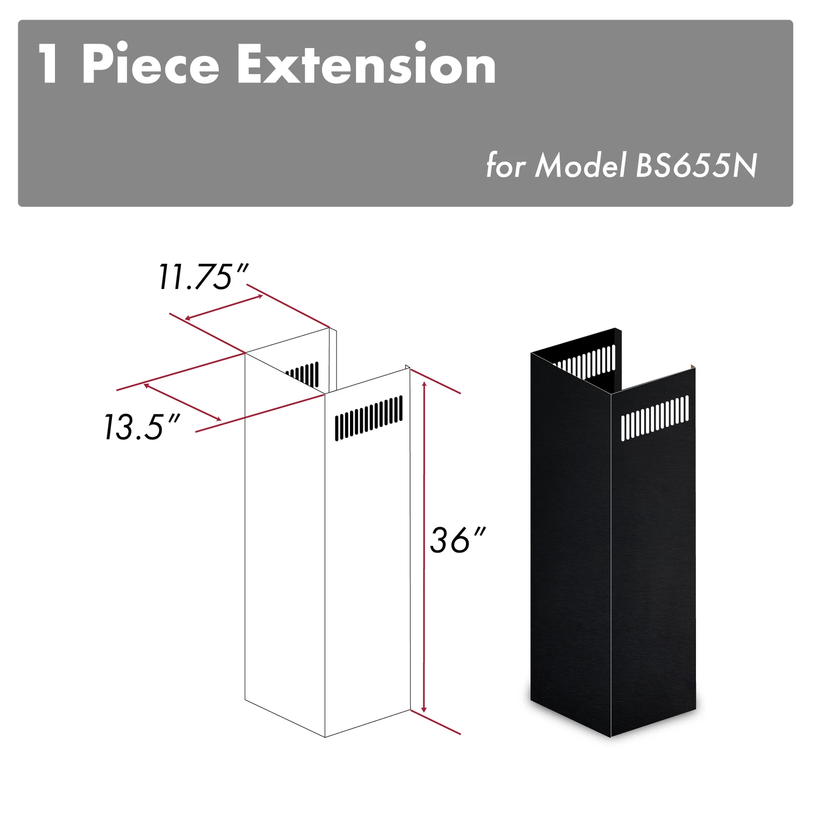 ZLINE Chimney Extension - Thumbnail 5