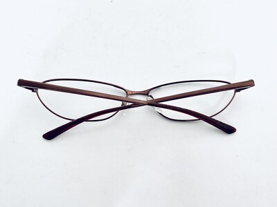 Ralph Lauren Dark Rose Gold Metal Almond Glasses Italy  display picture 2