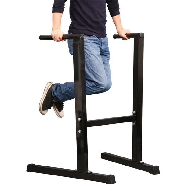 Barres de Traction Gym Poste à Dips sur Pied pour Entraînements Domicile - Photo 1/4