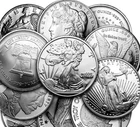 Pure Silver Round 1 Gram Random Design .999 Fine