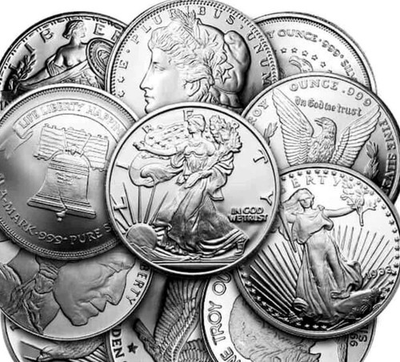 #ad Pure Silver Round 1 Gram Random Design .999 Fine $8.50