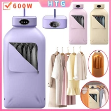 Portable 600W Clothes Dryer for Apartment RV Travel Hanging Dryer Machine Timer