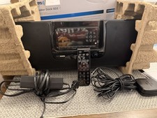 SiriusXM SXSD2 Portable Speaker Dock w Remote Antenna AC Adapter Box Tested