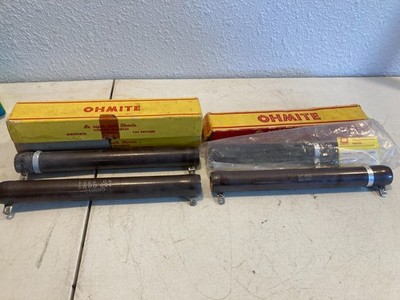 Lot of 4 Ohmite Vitreous Enameled Wirewound Resistors NOS 225W 100/2500 Ohm