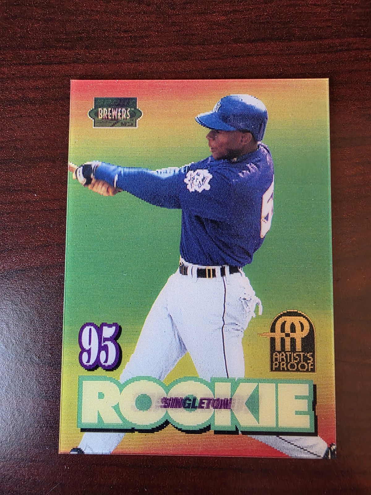 1995 Sportflix #159 Duane Singleton Artist's Proofs