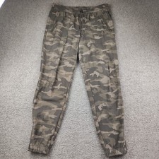 Athleta farallon Pant Camo Size 8 Women's Cotton Stretch Joggers
