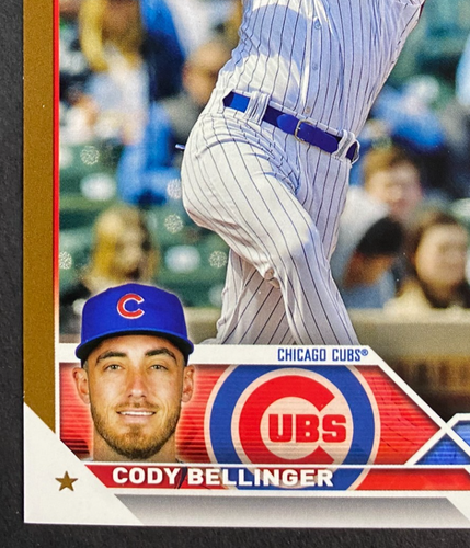 2023 Topps Update Series Cody Bellinger Gold Parallel #/2023 Chicago Cubs #US300 - Picture 5 of 10